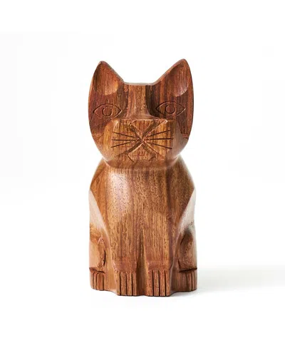 Matr Boomie Cat Eyeglass Holder Stand In Brown