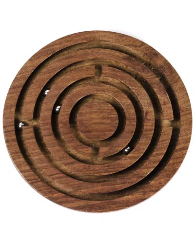 Matr Boomie Classic Labyrinth Game In Brown