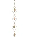 Matr Boomie Delicate Diamond Bells Wind Chime In Brass