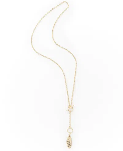Matr Boomie Gold-tone Bird Necklace In Brass