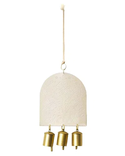 Matr Boomie Haveli Wind Chime Etched Brass