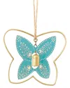 Matr Boomie Henna Treasure Butterfly Wind Spinner Bell Chime - In Blue