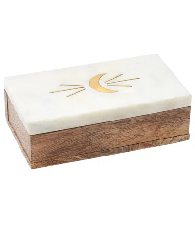 Matr Boomie Indukala Crescent Moon Treasure Box In White