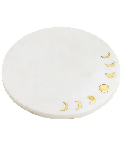 Matr Boomie Indukala Moon Phase Cheese Charcuterie Serving Board In White
