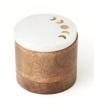 Matr Boomie Indukala Moon Phase Round Keepsake Box