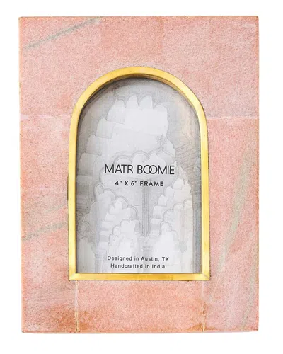 Matr Boomie Jaipuri 4x6 Arch Picture Frame In Pink