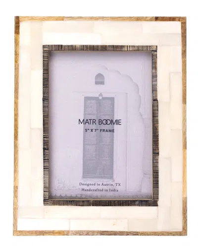 Matr Boomie Janaka 4x6 Photo Frame In White