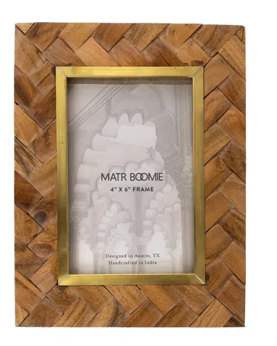 Matr Boomie Janaka 5x7 Photo Frame In Brown