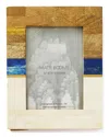 Matr Boomie Kaveri Striped 5x7 Picture Frame In Multicolor