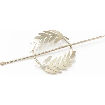 Matr Boomie Kavya Hair Slide With Stick In Gold