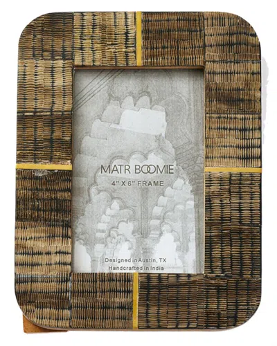 Matr Boomie Kerala 4x6 Picture Frame In Brown