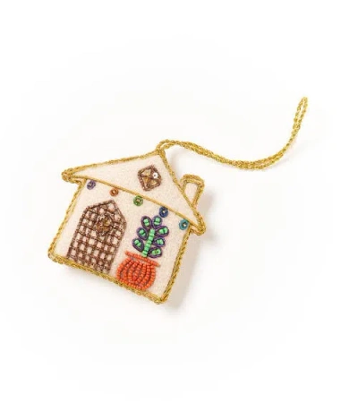 Matr Boomie Larissa Plush Home Felt Ornament In Brown