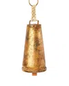 Matr Boomie Macrame Large Wind Chime In Gold