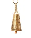 Matr Boomie Macrame Medium Wind Chime In Brass