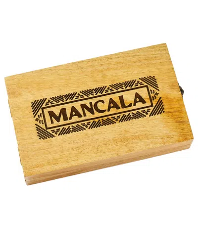 Matr Boomie Mancala Hand Carved Wooden Game Set In Brown