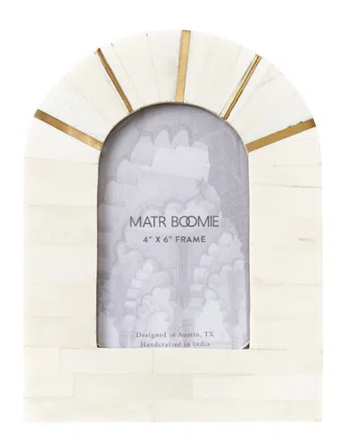 Matr Boomie Mukhendu Arch 4x6 Picture Frame In Cream