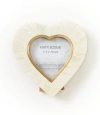 Matr Boomie Mukhendu Heart 3x3 Picture Frame In White