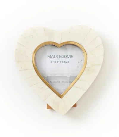 MATR BOOMIE MATR BOOMIE MUKHENDU HEART 3X3 CREAM PICTURE FRAME