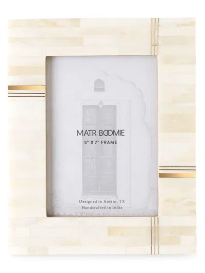 Matr Boomie Mukhendu Kaveri Bone Tile Frame In Beige