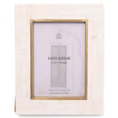 Matr Boomie Mukhendu Picture Frame In White