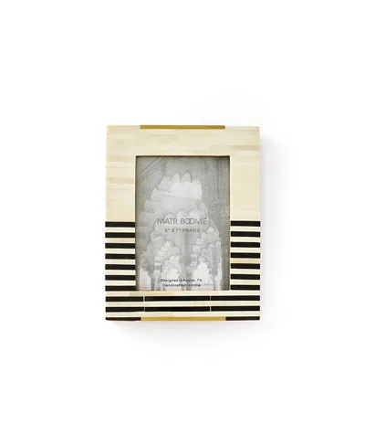 Matr Boomie Mukhendu Stripe Picture Frame In Multi