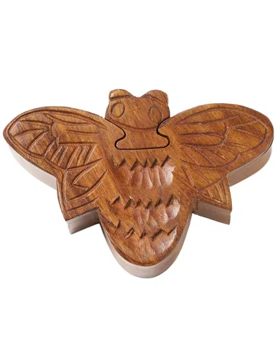 Matr Boomie Mushroom Puzzle Box In Brown