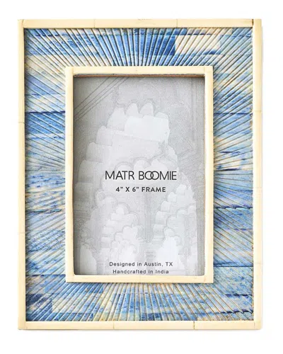 Matr Boomie Neela 3x3 Picture Frame In Blue