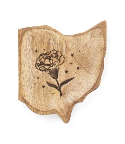 Matr Boomie Ohio State Carnation Trinket Dish In Multi