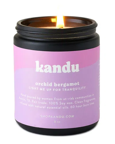 Matr Boomie Orchid Bergamot 8oz Candle In Pink