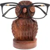 Matr Boomie Owl Eyeglass Holder Stand In Brown