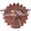 Matr Boomie Peacock Glasses Holder Stand In Brown