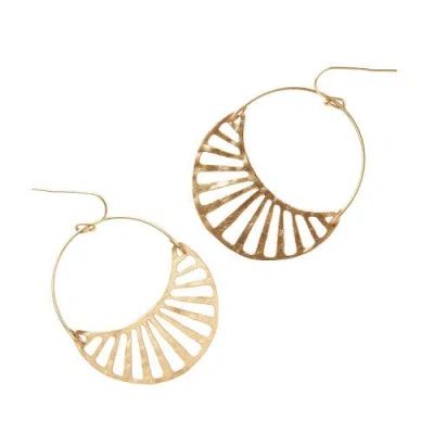 Matr Boomie Rajani Hoop Earrings In Gold