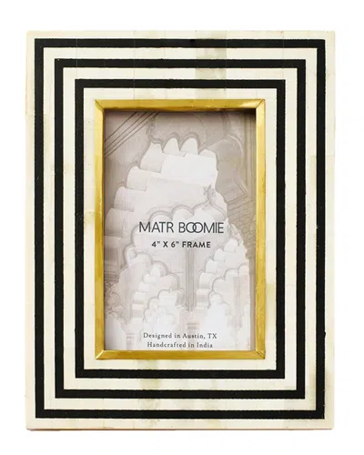 Matr Boomie Rajiva 4x6 Picture Frame In Black