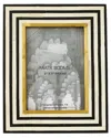 Matr Boomie Rajiva 5x7 Hand Carved Bone Picture Frame In Black