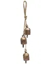 Matr Boomie Rustic Wind Chime Small Cascading Bells In Brass