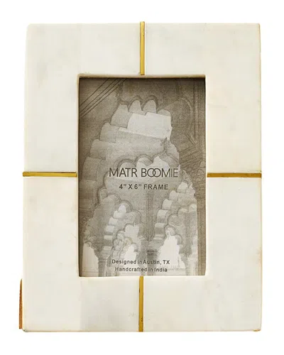 Matr Boomie Sammita 4x6 Picture Frame In White