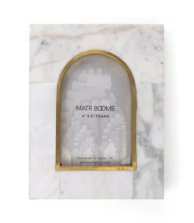Matr Boomie Sammita Arch White Picture Frame In Gray