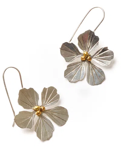 Matr Boomie Silver-tone And Gold-tone Ishya Drop Earrings