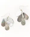 Matr Boomie Silver-tone Chandelier Earrings In Charcoal