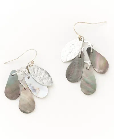 Matr Boomie Silver-tone Chandelier Earrings In Charcoal