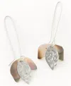 Matr Boomie Silver-tone Tulip Earrings In Metallic