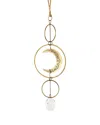 Matr Boomie Surya Crescent Moon Brass Suncatcher In Brass