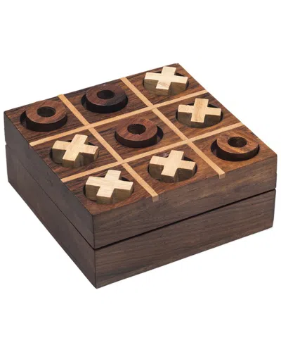 Matr Boomie Tic Tac Toe Travel Game Set In Burgundy