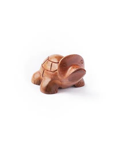 Matr Boomie Turtle Eyeglasses Holder/stand In Brown