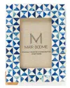 Matr Boomie Varuna Kaveri Bone Tile Frame In Blue