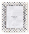 Matr Boomie Varuna Gray And White Picture Frame In White