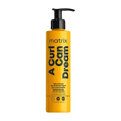 Matrix A Curl Can Dream Light Hold Hair Gel 6.8 Oz. In Yellow