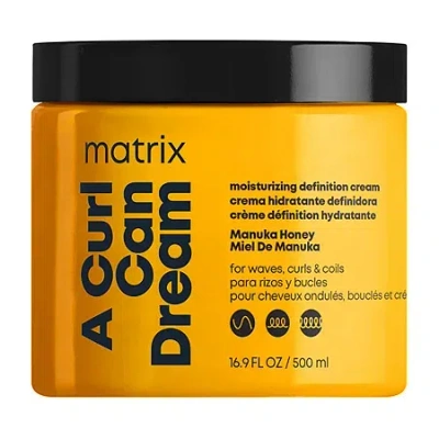 Matrix A Curl Can Dream Moisturizing Hair Cream 16.9 Oz. In Yellow