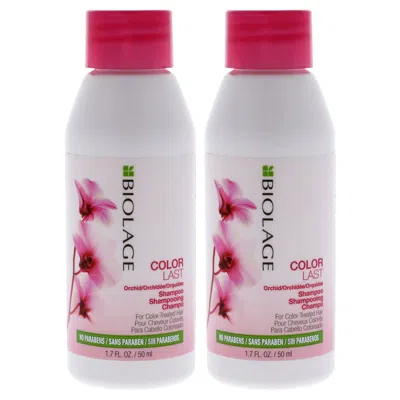 Matrix Biolage Colorlast Shampoo By  For Unisex - 1.7 oz Shampoo - Pack Of 2 In White