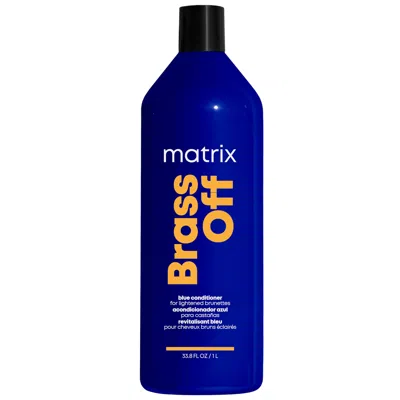 Matrix Brass Off Blue Toning Pigmented Conditioner For Lightened Brunette Hair 1l